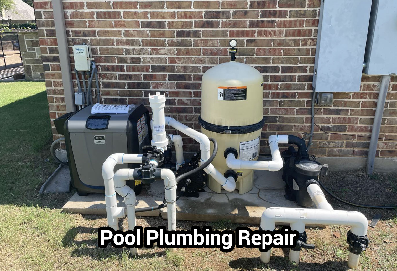 Pool plumbing repair in Dallas-Fort Worth